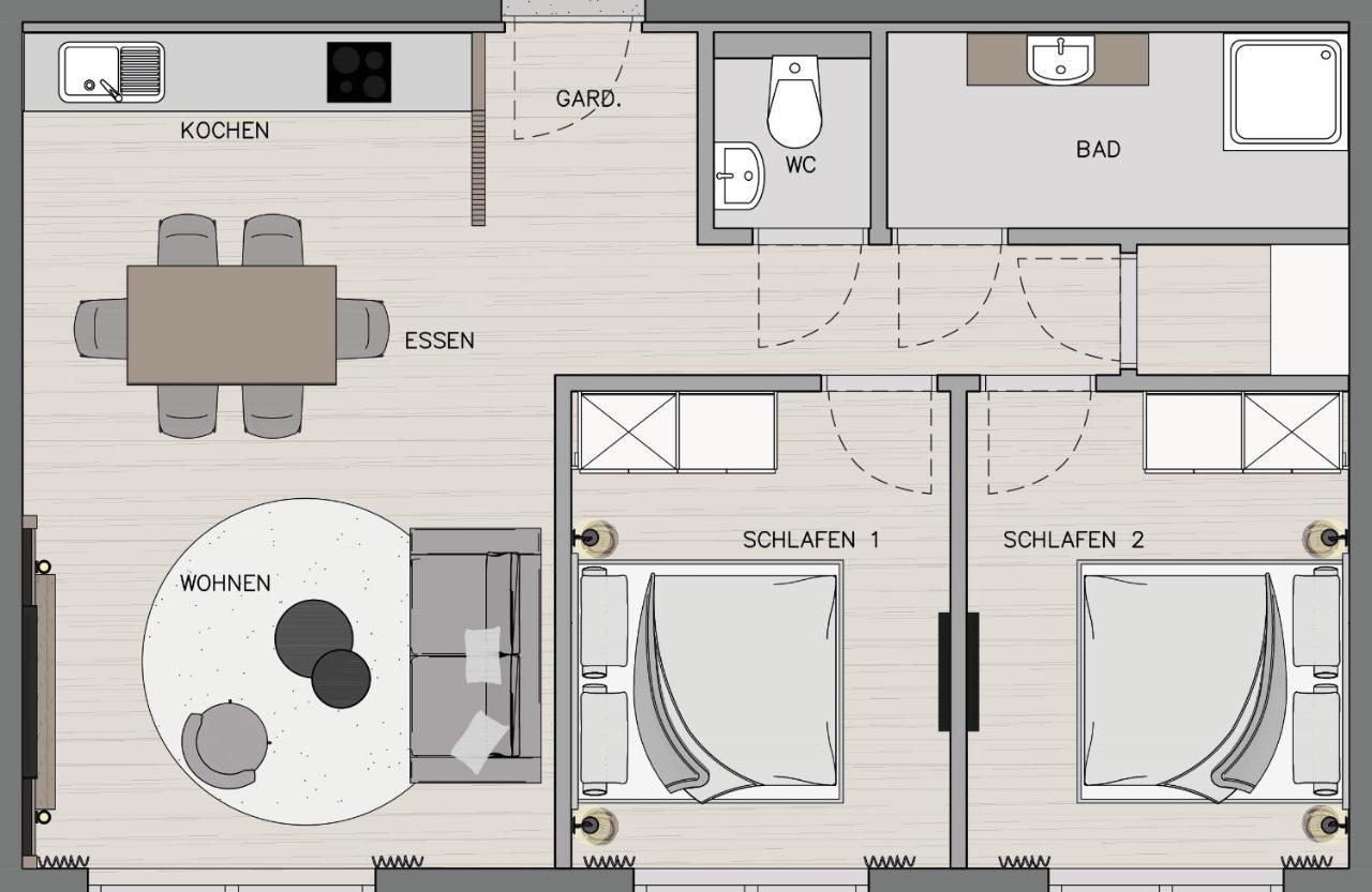 Apartment Streif Lxl Бухен Экстерьер фото